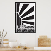 Art Deco Poster (Küche)