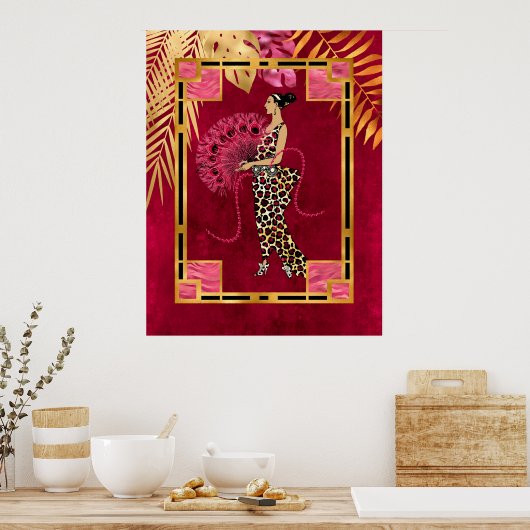 Art Deco Poster (Küche)