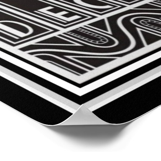 Art Deco Poster 13 x 19 (Ecke)