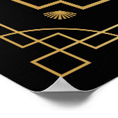 Art Deco Poster "Hello Old Sport" (Ecke)