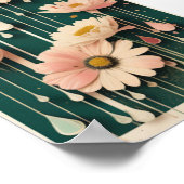 Art-Deco-Poster mit Zitat Poster (Ecke)