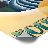 Art Deco Poster Moffat Beach (Ecke)