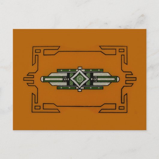 Art Deco ~ Postkarte (Vorderseite)