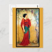 Art Deco Postkarte (Vorne/Hinten)