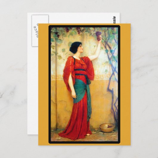 Art Deco Postkarte (Vorne/Hinten)