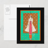 Art Deco Postkarte 10 (Vorne/Hinten)