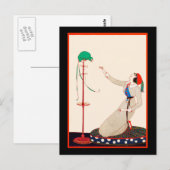 Art Deco Postkarte 16 (Vorne/Hinten)