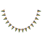 Art Deco Pride-Flagge | Pride Lives Here-Wimpel Wimpelkette (Alle)