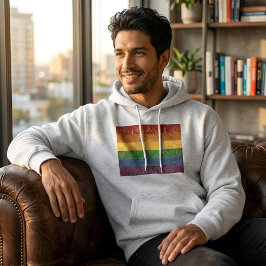 Art Deco Pride-Flagge | Regenbogen I Vintage 1920e Hoodie
