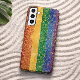 Art Deco Pride-Flagge | Regenbogen I Vintage 1920e Samsung Galaxy Hülle