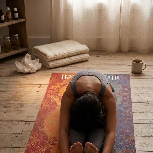 Art Deco Pride-Flagge | True North Personalisiert Yogamatte