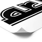 Art Deco Print Poster (Ecke)