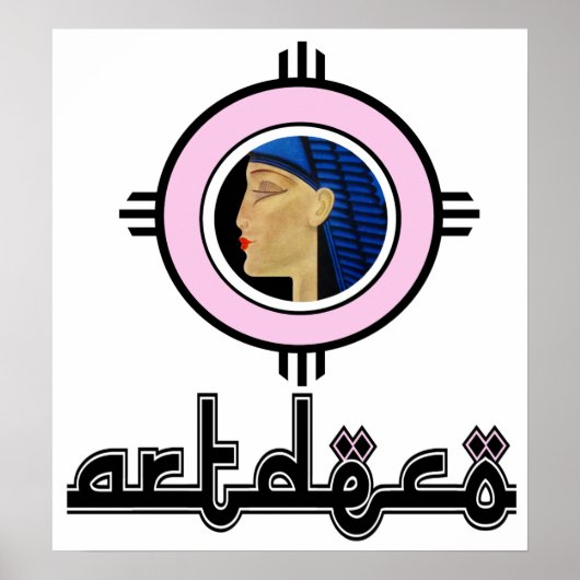 Art Deco Print Poster (Vorne)