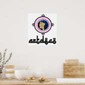 Art Deco Print Poster (Küche)