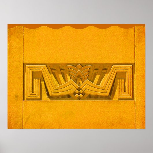 Art Deco-Print Poster (Vorne)