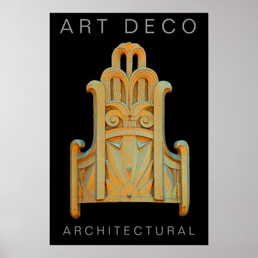Art Deco-Print Poster (Vorne)