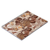 Art Deco Protea Blume Notizblock (Linke Seite)