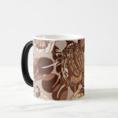 Art Deco Protea Blume Verwandlungstasse (Vorderseite Links)