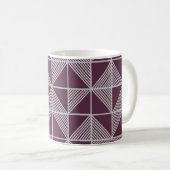 Art Deco Puzzle Kaffeetasse (VorderseiteRechts)
