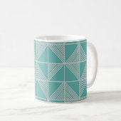 Art Deco Puzzle Kaffeetasse (VorderseiteRechts)