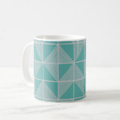 Art Deco Puzzle Kaffeetasse (Vorderseite Links)