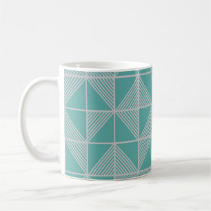 Art Deco Puzzle Kaffeetasse
