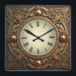 Art Deco Quadratische Wanduhr<br><div class="desc">Großartiges Uhrendesign. Du wirst es wie andere Liebe bekommen. Sie können dieses Design auch für andere Produkte verwenden,  die Sie mögen,  oder Ihren Text anpassen und hinzufügen. Folgen Sie mir für mehr. Vielen Dank. Ich wünsche Ihnen einen schönen Tag.</div>