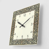 Art Deco Quadratische Wanduhr (Winkel)