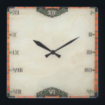 Art Deco Quadratische Wanduhr<br><div class="desc">Großartiges Uhrendesign. Du wirst es wie andere Liebe bekommen. Sie können dieses Design auch für andere Produkte verwenden,  die Sie mögen,  oder Ihren Text anpassen und hinzufügen. Folgen Sie mir für mehr. Danke. Ich habe einen schönen Tag.</div>