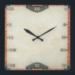 Art Deco Quadratische Wanduhr<br><div class="desc">Großartiges Uhrendesign. Du wirst es wie andere Liebe bekommen. Sie können dieses Design auch für andere Produkte verwenden, die Sie mögen, oder Ihren Text anpassen und hinzufügen. Folgen Sie mir für mehr. Danke. Ich habe einen schönen Tag.</div>