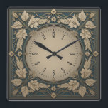 Art Deco Quadratische Wanduhr<br><div class="desc">Großartiges Uhrendesign. Du wirst es wie andere Liebe bekommen. Sie können dieses Design auch für andere Produkte verwenden,  die Sie mögen,  oder Ihren Text anpassen und hinzufügen. Folgen Sie mir für mehr. Vielen Dank. Ich wünsche Ihnen einen schönen Tag.</div>