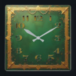 Art Deco Quadratische Wanduhr<br><div class="desc">Großartiges Uhrendesign. Du wirst es wie andere Liebe bekommen. Sie können dieses Design auch für andere Produkte verwenden,  die Sie mögen,  oder Ihren Text anpassen und hinzufügen. Folgen Sie mir für mehr. Vielen Dank. Ich wünsche Ihnen einen schönen Tag.</div>