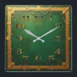 Art Deco Quadratische Wanduhr<br><div class="desc">Großartiges Uhrendesign. Du wirst es wie andere Liebe bekommen. Sie können dieses Design auch für andere Produkte verwenden,  die Sie mögen,  oder Ihren Text anpassen und hinzufügen. Folgen Sie mir für mehr. Vielen Dank. Ich wünsche Ihnen einen schönen Tag.</div>