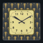 Art Deco Quadratische Wanduhr<br><div class="desc">Großartiges Uhrendesign. Du wirst es wie andere Liebe bekommen. Sie können dieses Design auch für andere Produkte verwenden,  die Sie mögen,  oder Sie können Ihren Text anpassen und hinzufügen. Folgen Sie mw für mehr. Vielen Dank. Ich wünsche Ihnen einen schönen Tag.</div>