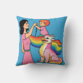 Art Déco "Queen Mama" mit Marmor Elegance Kissen (Rückseite)