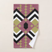 Art Deco Quilt Badhandtuch Set (Handtuch)