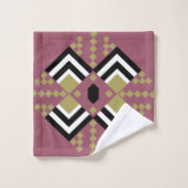 Art Deco Quilt Badhandtuch Set (Waschlappen)