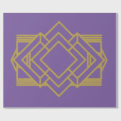 Art Deco Quilt Inspiriert Geschenkpapier (Flach)