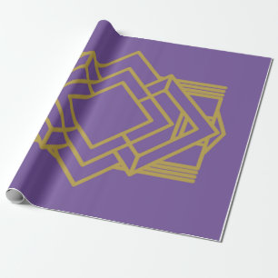 Art Deco Quilt Inspiriert Geschenkpapier