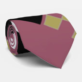 Art Deco Quilt Inspiriert Krawatte (Gerollt)