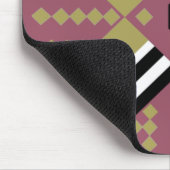 Art Deco Quilt Inspiriert Mousepad (Ecke)