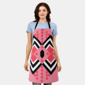 Art Deco Quilt Inspiriert Schürze (Getragen)