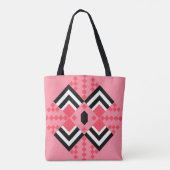 Art Deco Quilt Inspiriert Tasche (Rückseite)