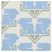 Art Deco Rabbits Stoff (Nahaufnahme)