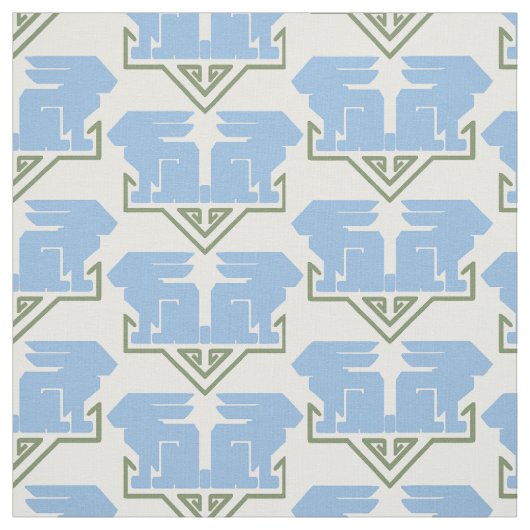 Art Deco Rabbits Stoff (Muster)