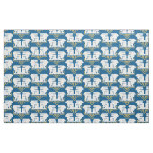 Art Deco Rabbits Stoff (Fat Quarter (45,7 x 55,9 cm))