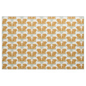 Art Deco Rabbits Stoff (Fat Quarter (45,7 x 55,9 cm))