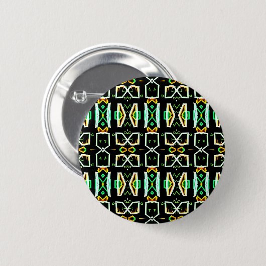 Art Deco Radio Crystals Button (Vorne & Hinten)