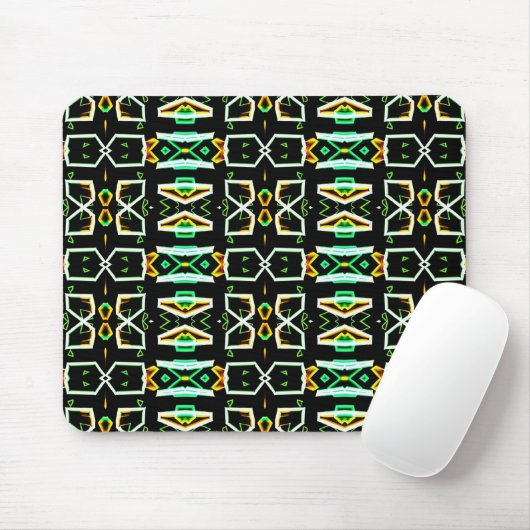Art Deco Radio Crystals Mousepad (Mit Mouse)