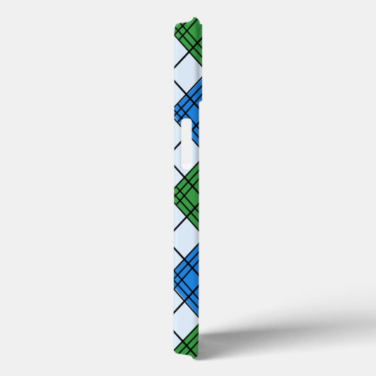 Art Deco Rain Raute Case-Mate iPhone Hülle (Rückseite / Rechts)